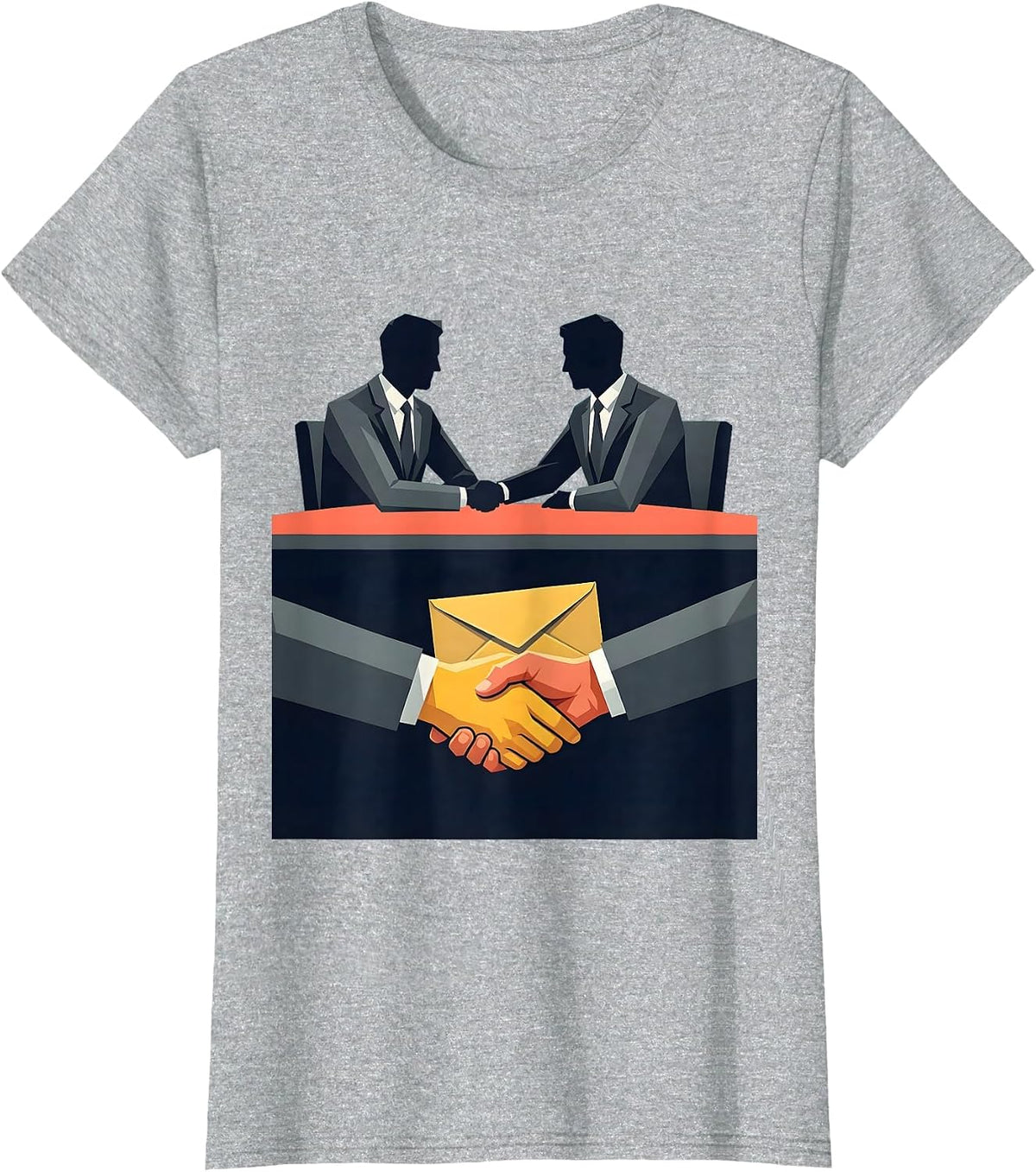 I Cant But I Know A Guy Backroom Deal T-Shirt - Heather Grey