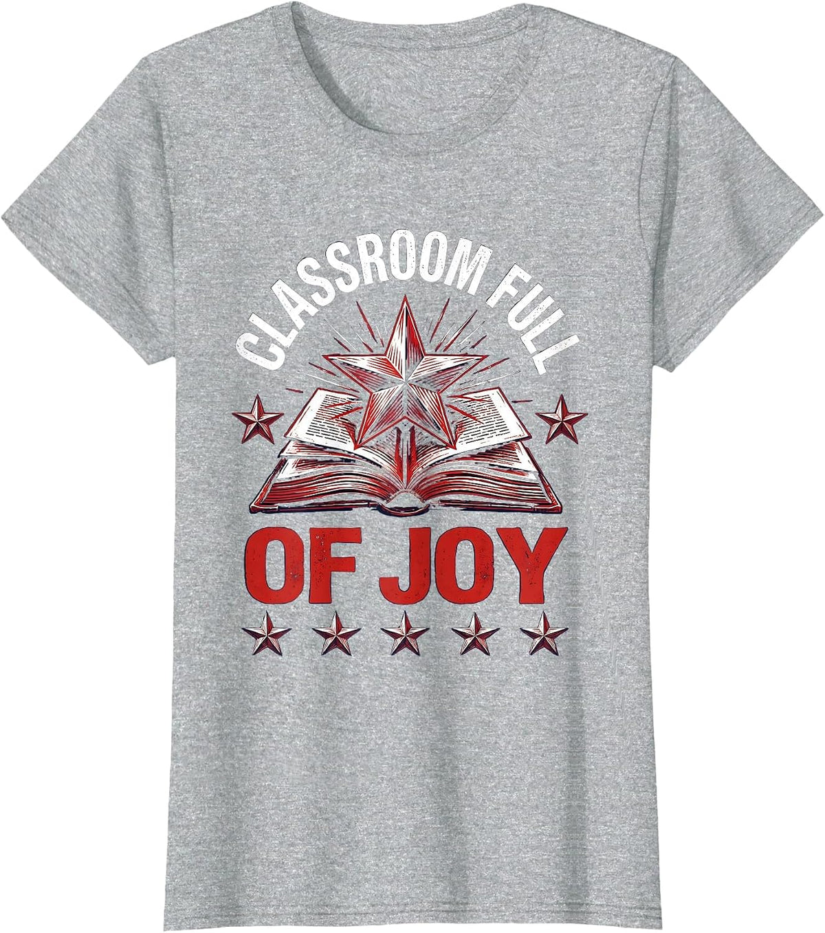 Classroom Full of Joy Pre-K Teacher Design T-Shirt - Heather Grey