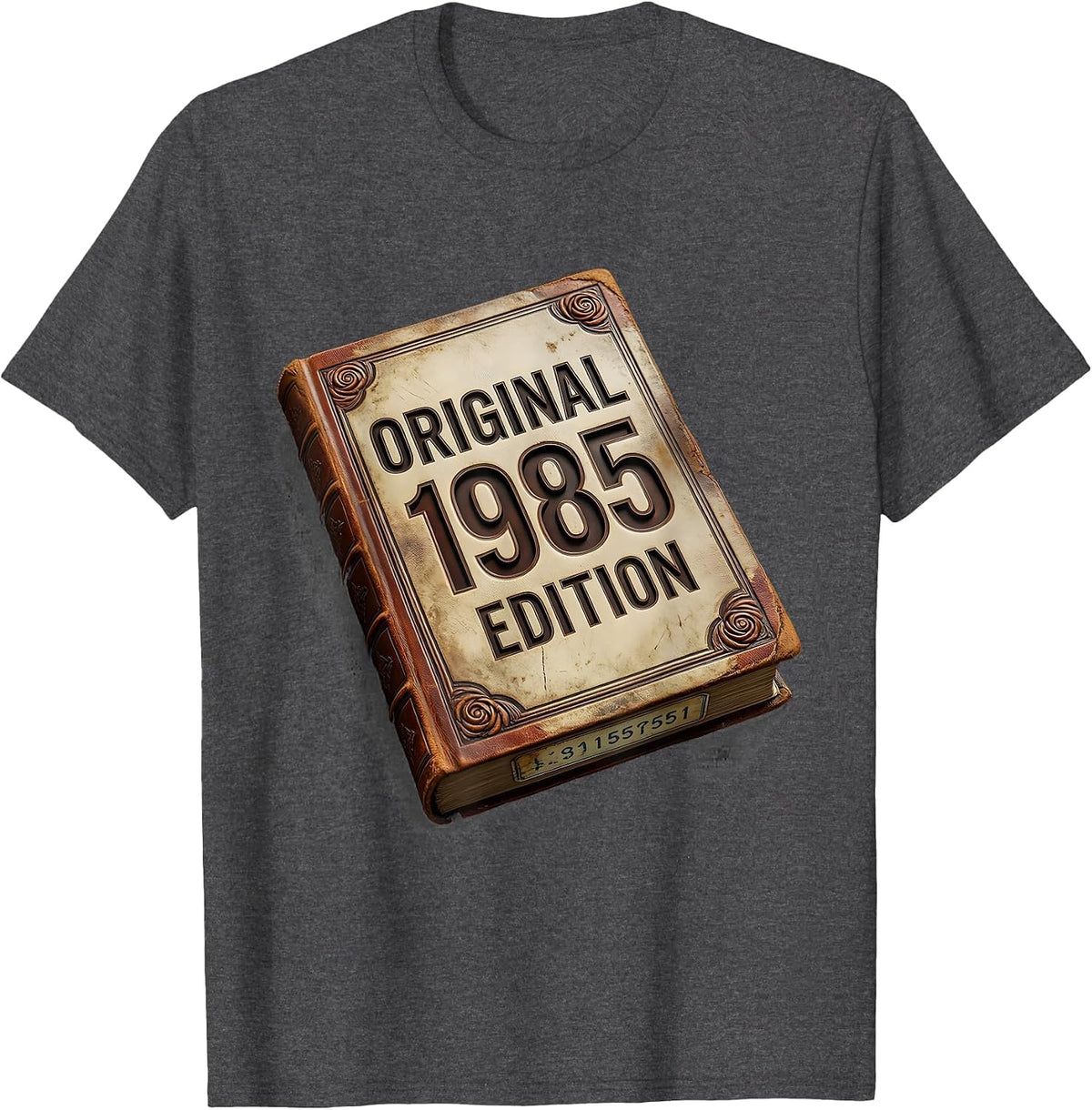 Original 1985 Edition Vintage Birth Year Design T-Shirt - Dark Heather Grey