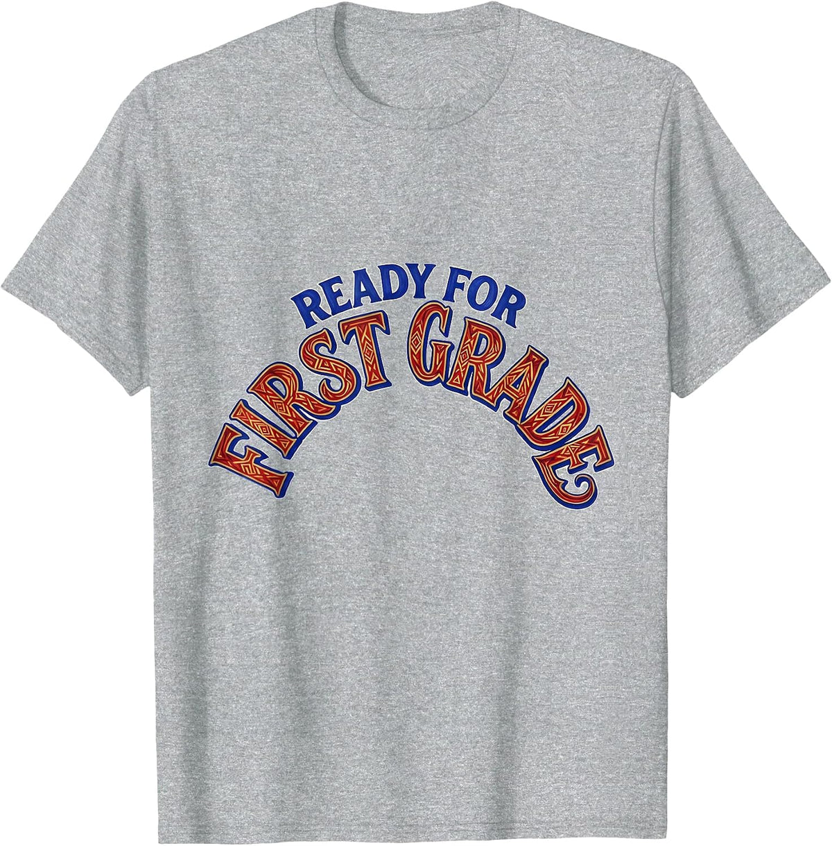 Men's Ready For First Grade Wholesome Back To School Girl Teacher T-Shirt - Heather Grey