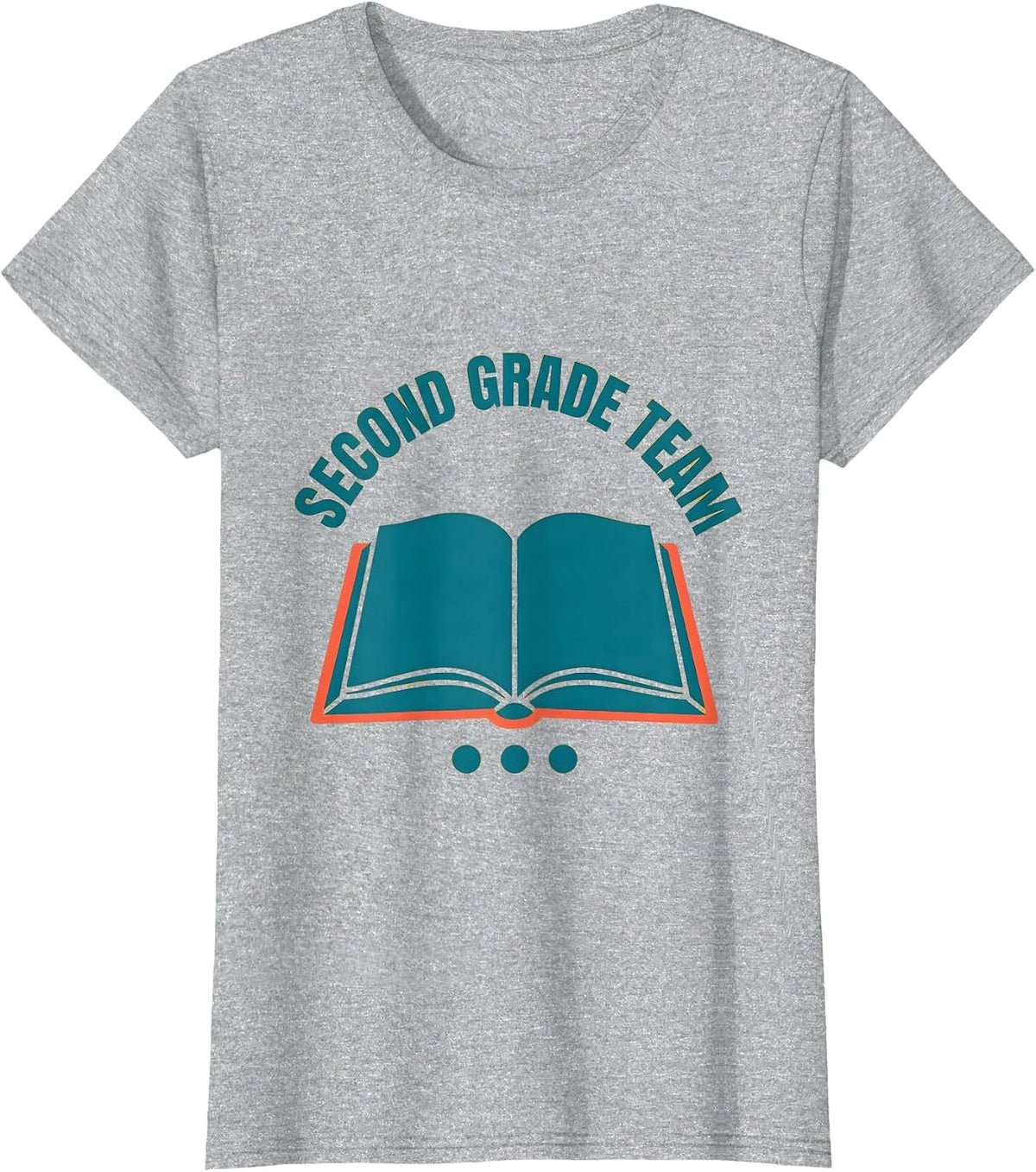 Second Grade Team Back to School Student Teacher First Day T-Shirt - Heather Grey