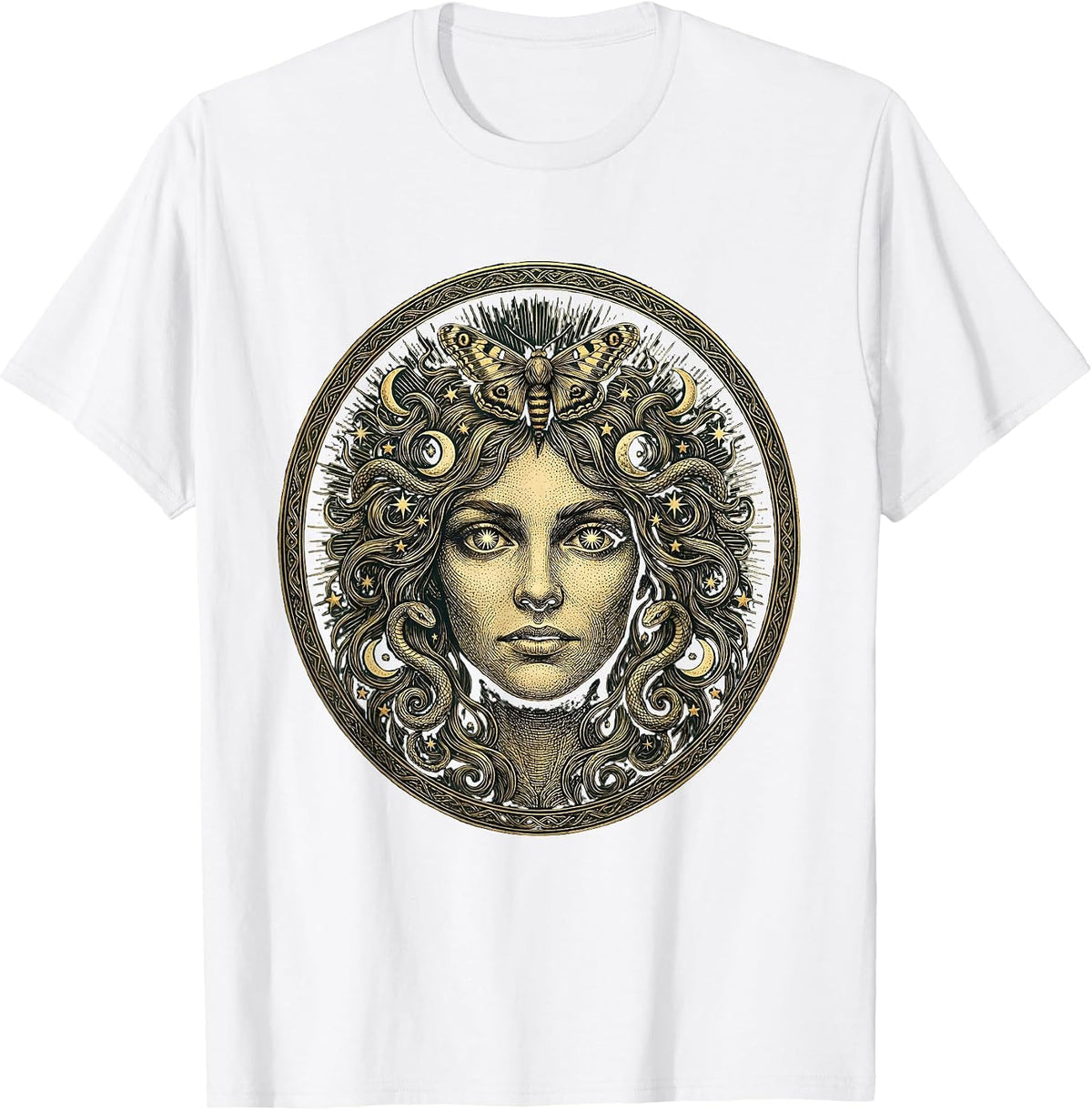 Men's Wild Irish Curls Red-Haired Celtic Beauty T-Shirt - White