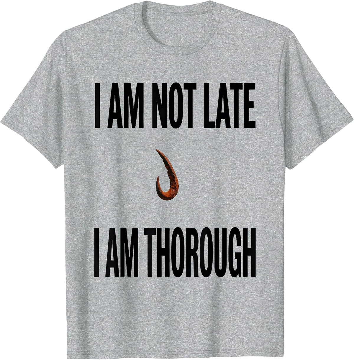 Men's I Am Not Late I Am Thorough Funny Sloth Lover Gift T-Shirt - Heather Grey