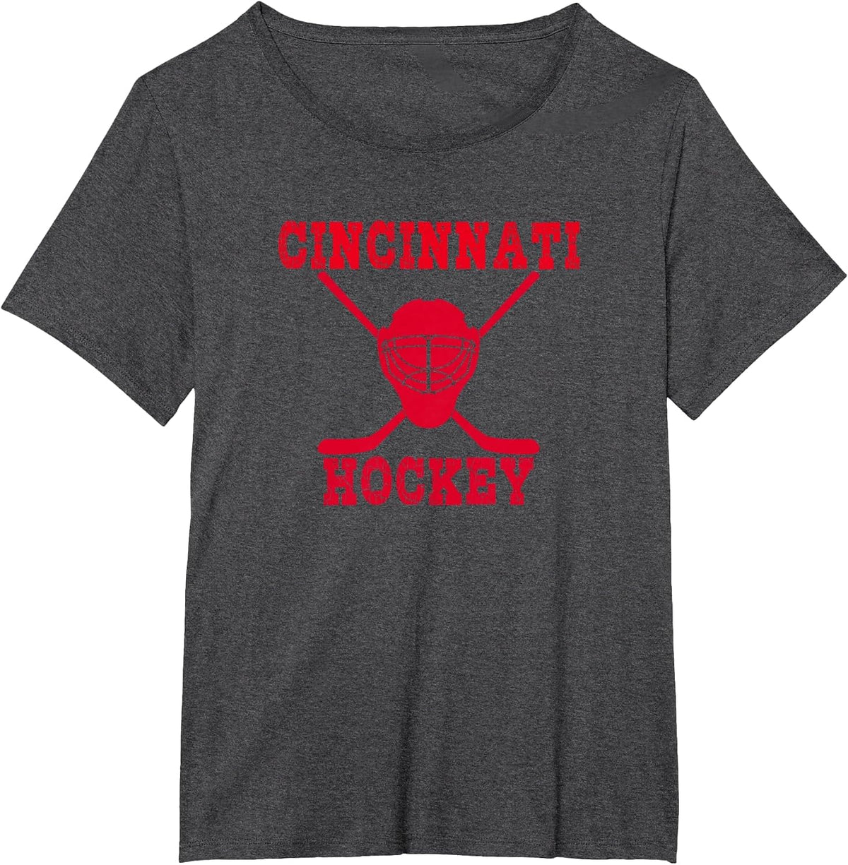 Cincinnati Hockey T-Shirt - Dark Heather Grey