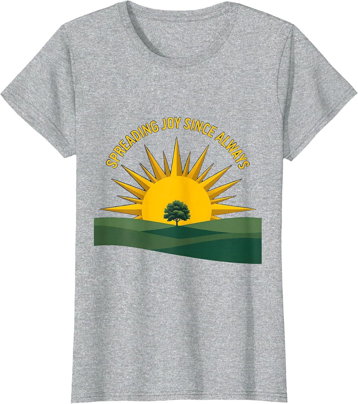 Spreading Joy Since Always Preschool Teacher T-Shirt - Heather Grey