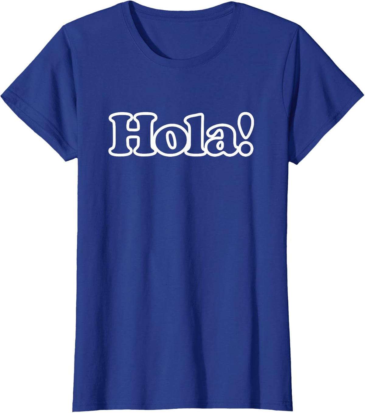 Hola Spanish Hello In Espanish Language Teacher Student T-Shirt - Royal Blue