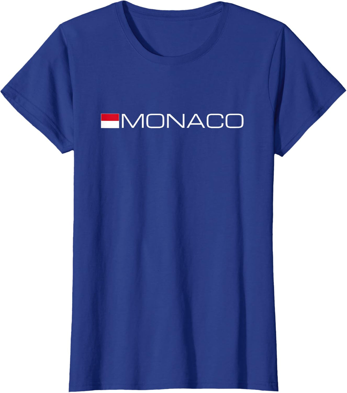 Monaco Montecarlo French Riviera Flag T-Shirt - Royal Blue