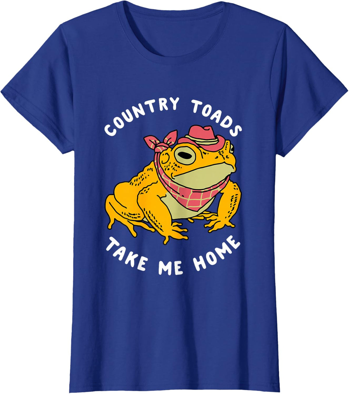 Country Toads Take Me Home Apparel T-Shirt - Royal Blue