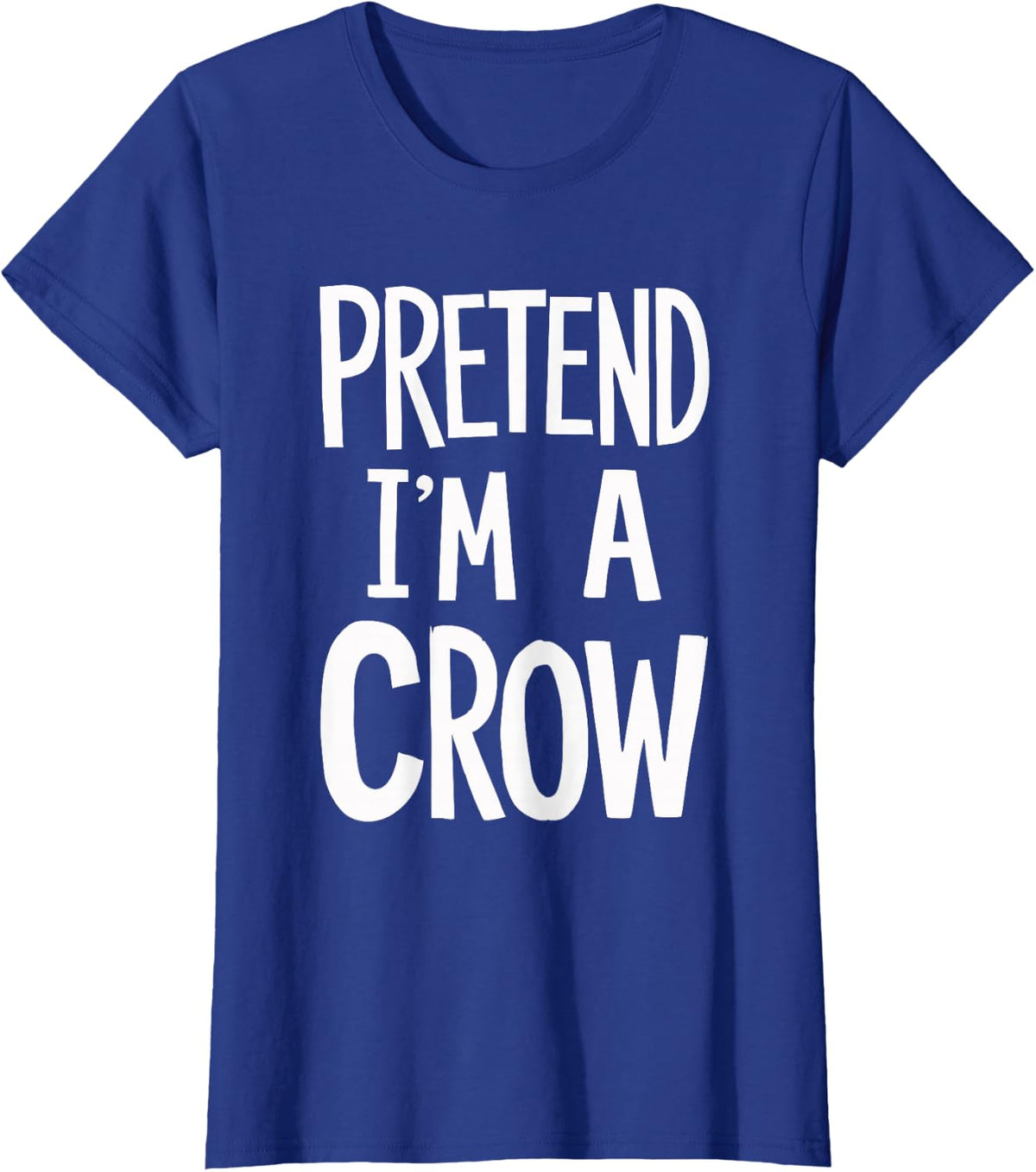 Pretend I'm A Crow T-Shirt - Royal Blue