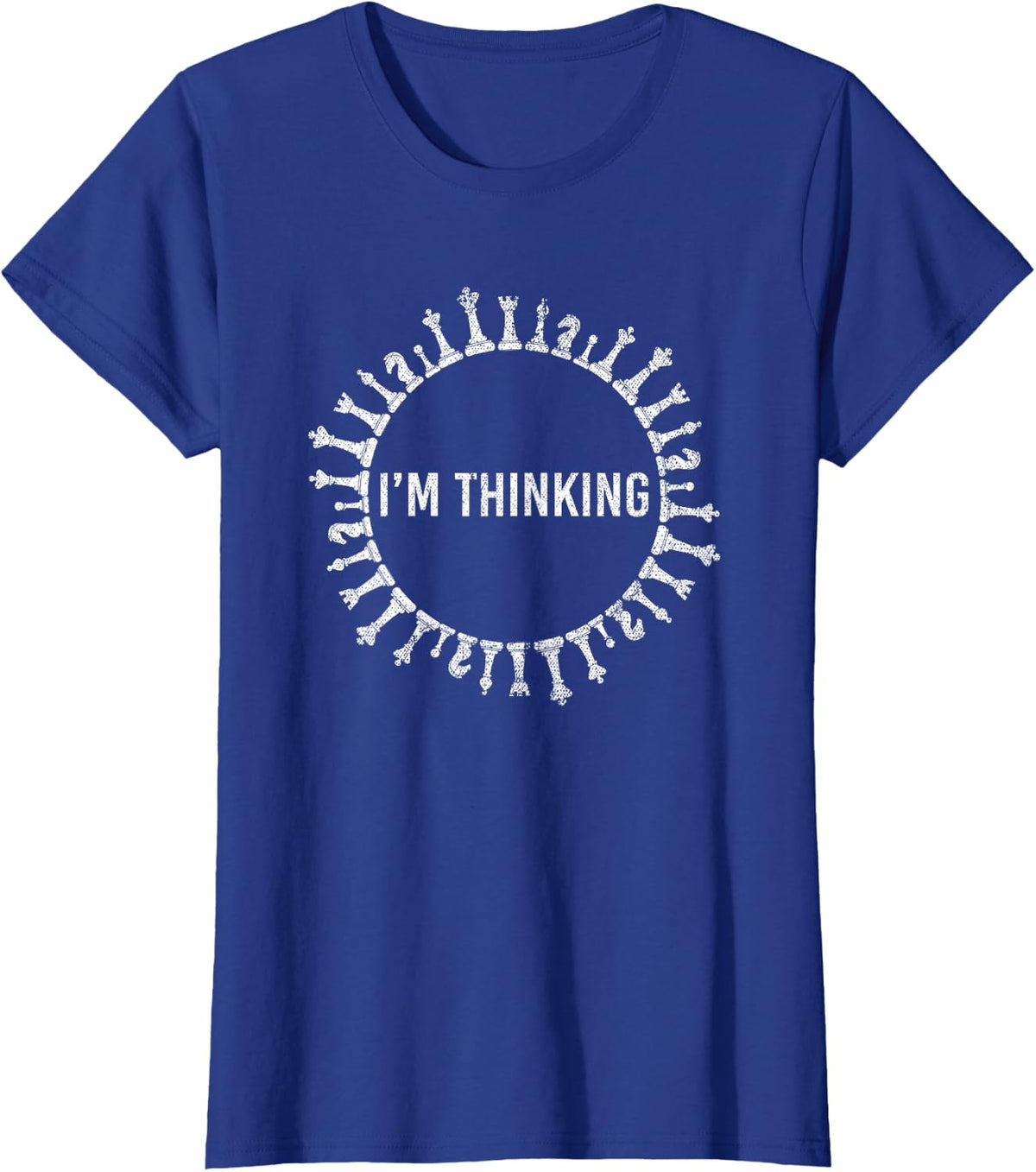 Board Game Funny Thinking Sports Gift I Superior Chess T-Shirt - Royal Blue