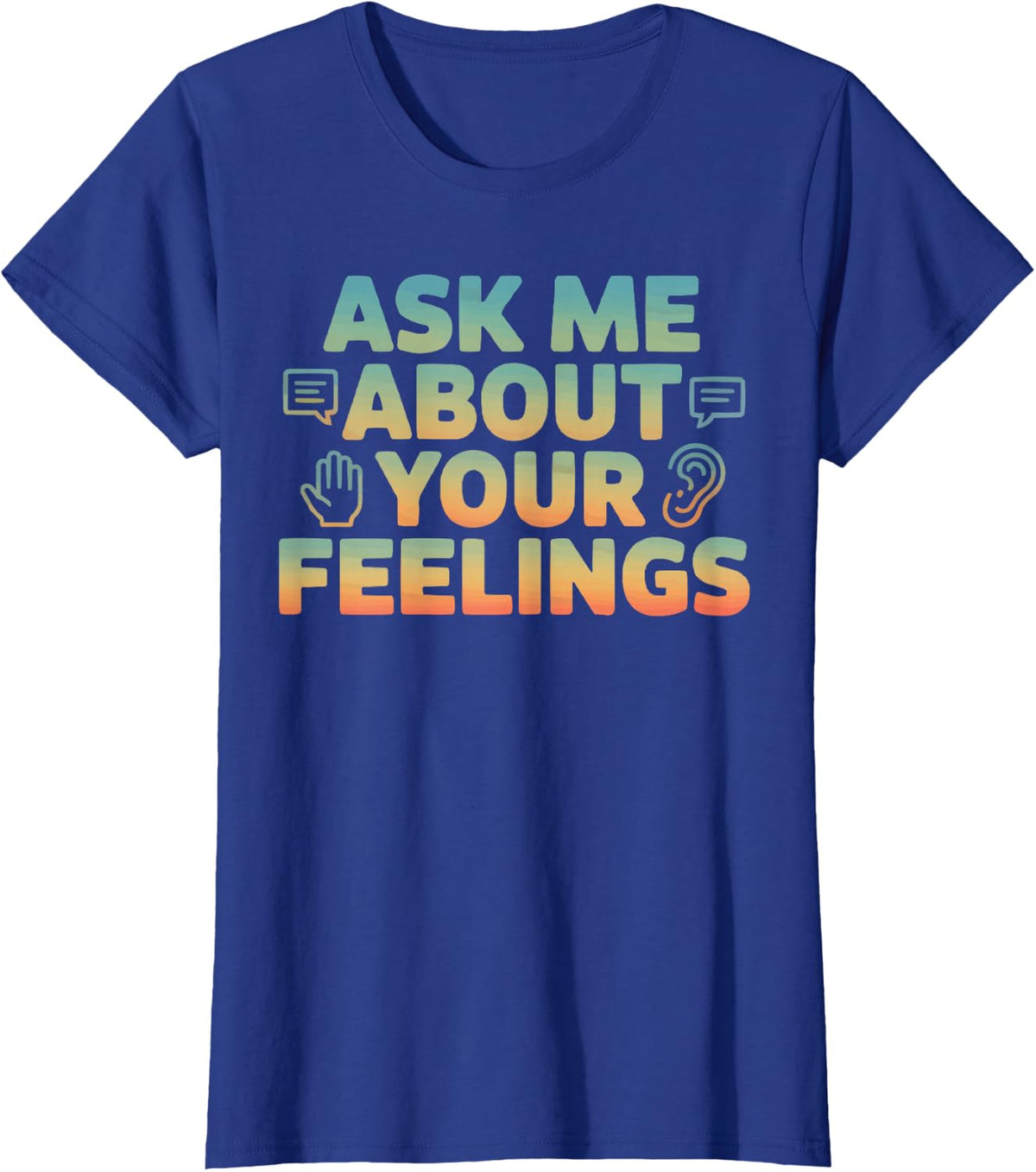 School Counselor Job Profession Student Counseling T-Shirt - Royal Blue