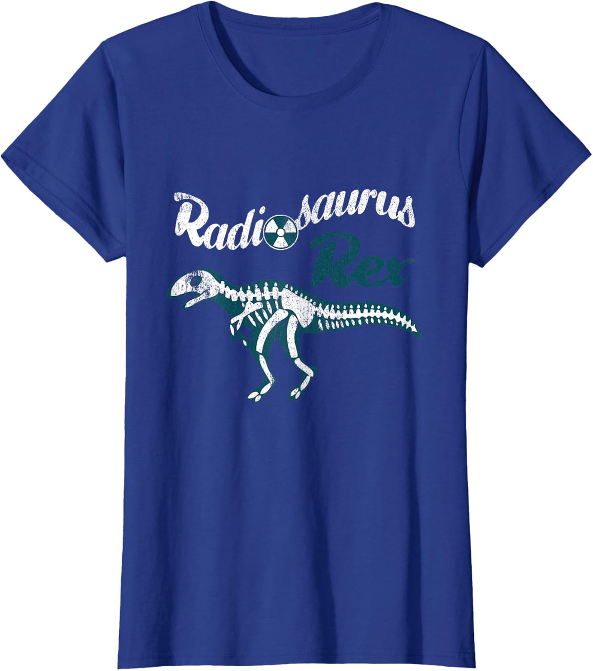 Cute X-Ray Xray Rad Tech Radiology Dinosaur Graphic T-Shirt - Royal Blue