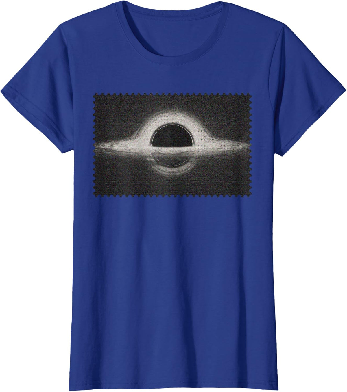 Black Hole Vintage Space Photo Physics Astrophysics T-Shirt - Royal Blue