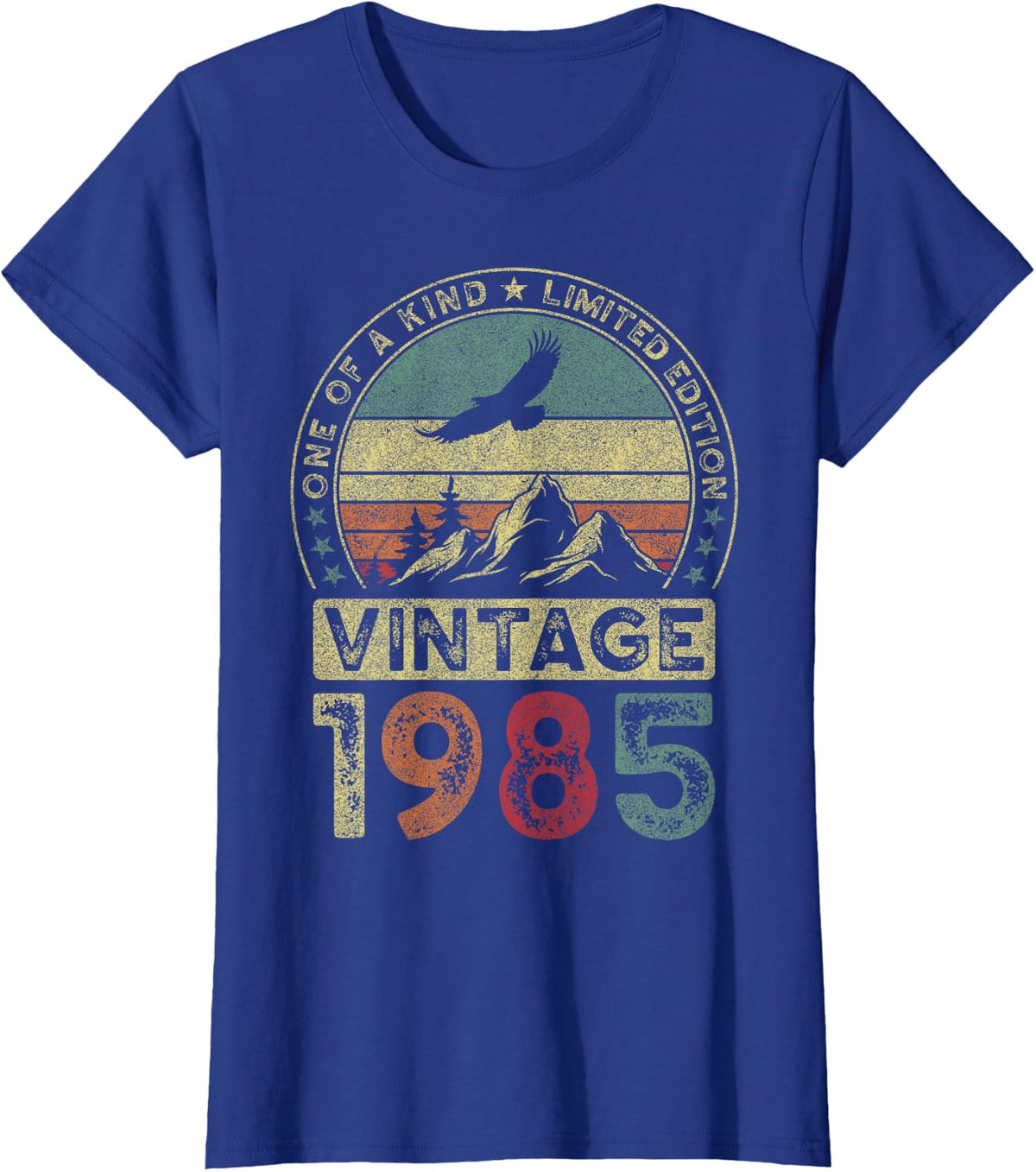 Vintage 1985, Limited Edition, 41st birthday, 41 years old T-Shirt - Royal Blue