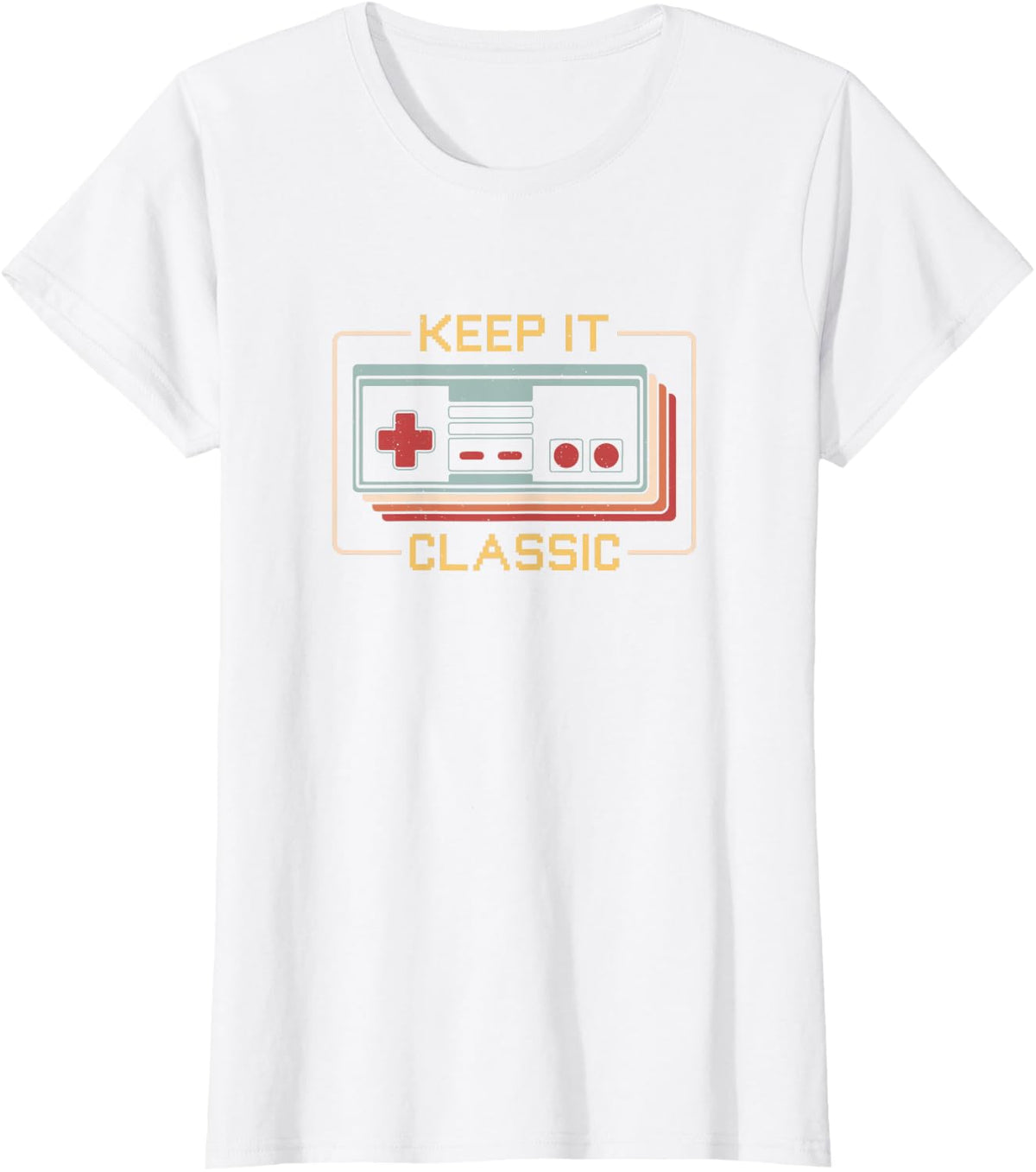 Keep It Classic Retro Gaming T-Shirt - White