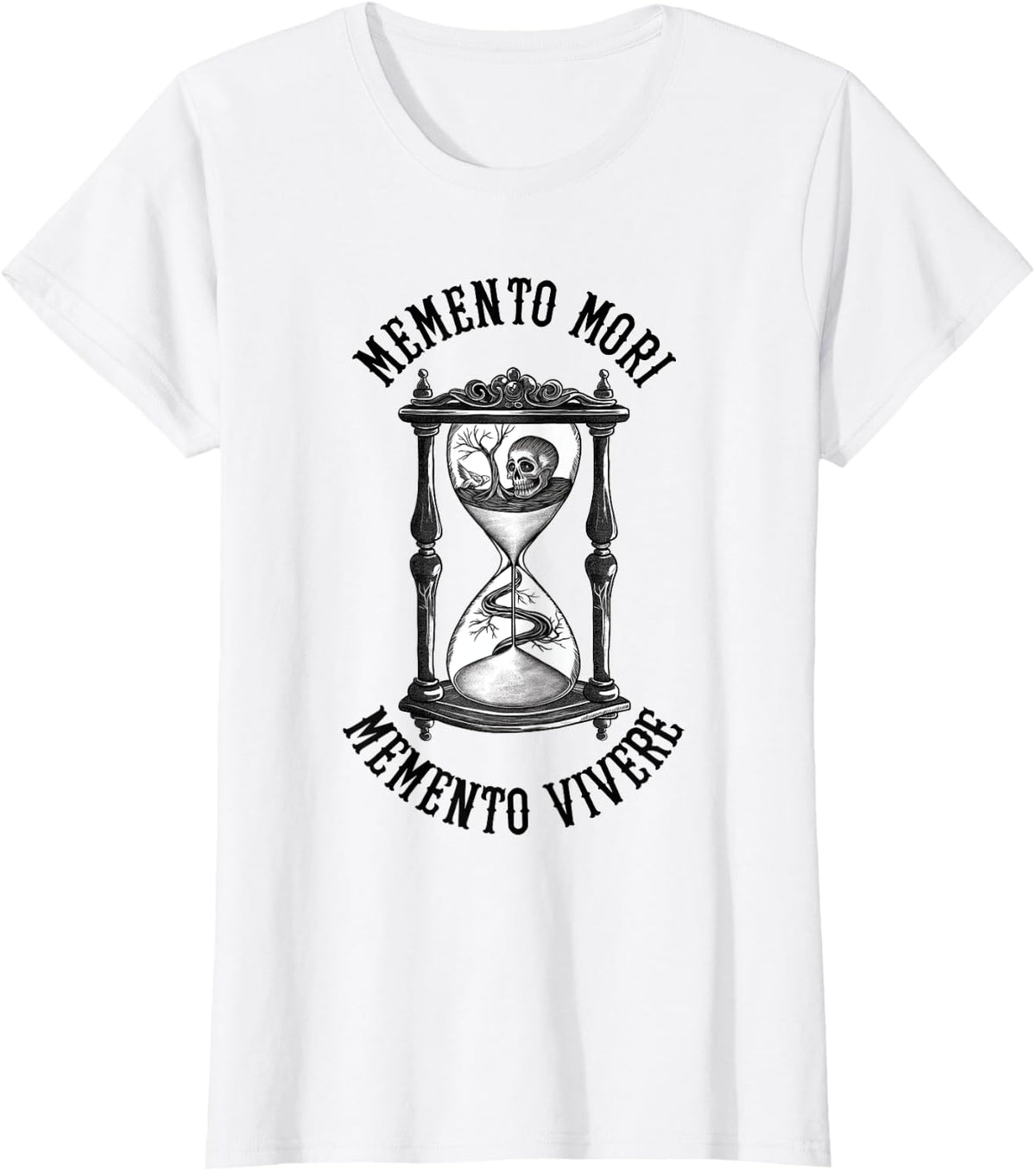 Memento Mori Memento Vivere T-Shirt - White