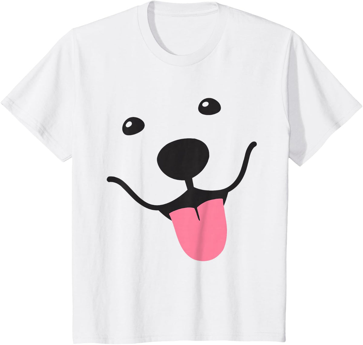 Samoyed face T-Shirt - White