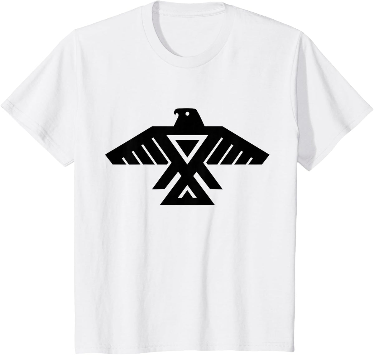 Flags and Symbols Anishinaabe Native American Thunderbird Symbol T-Shirt - White