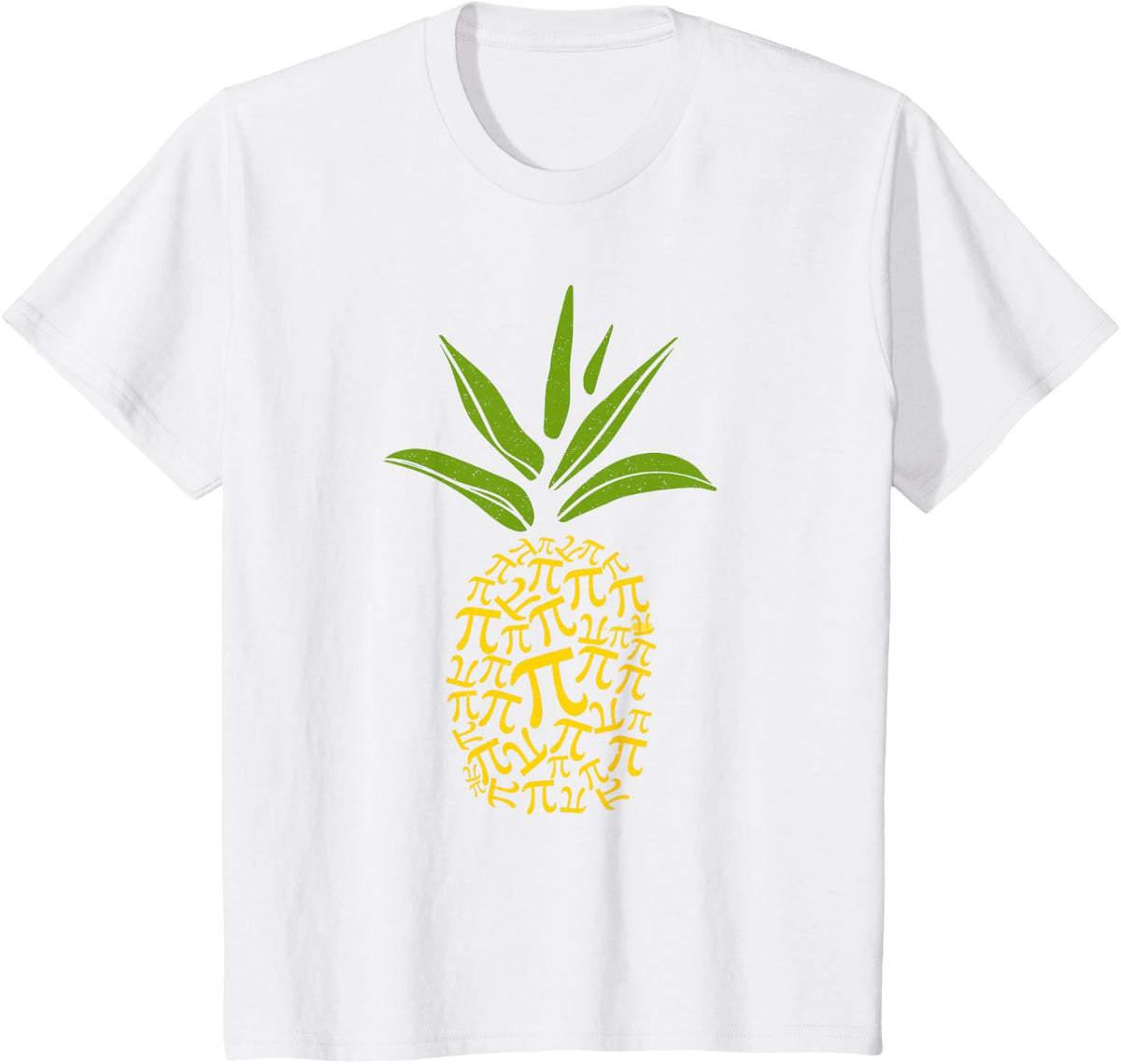 Happy Pie Day Cute Pi Pineapple 3.14 Funny STEM Math Teacher T-Shirt - White