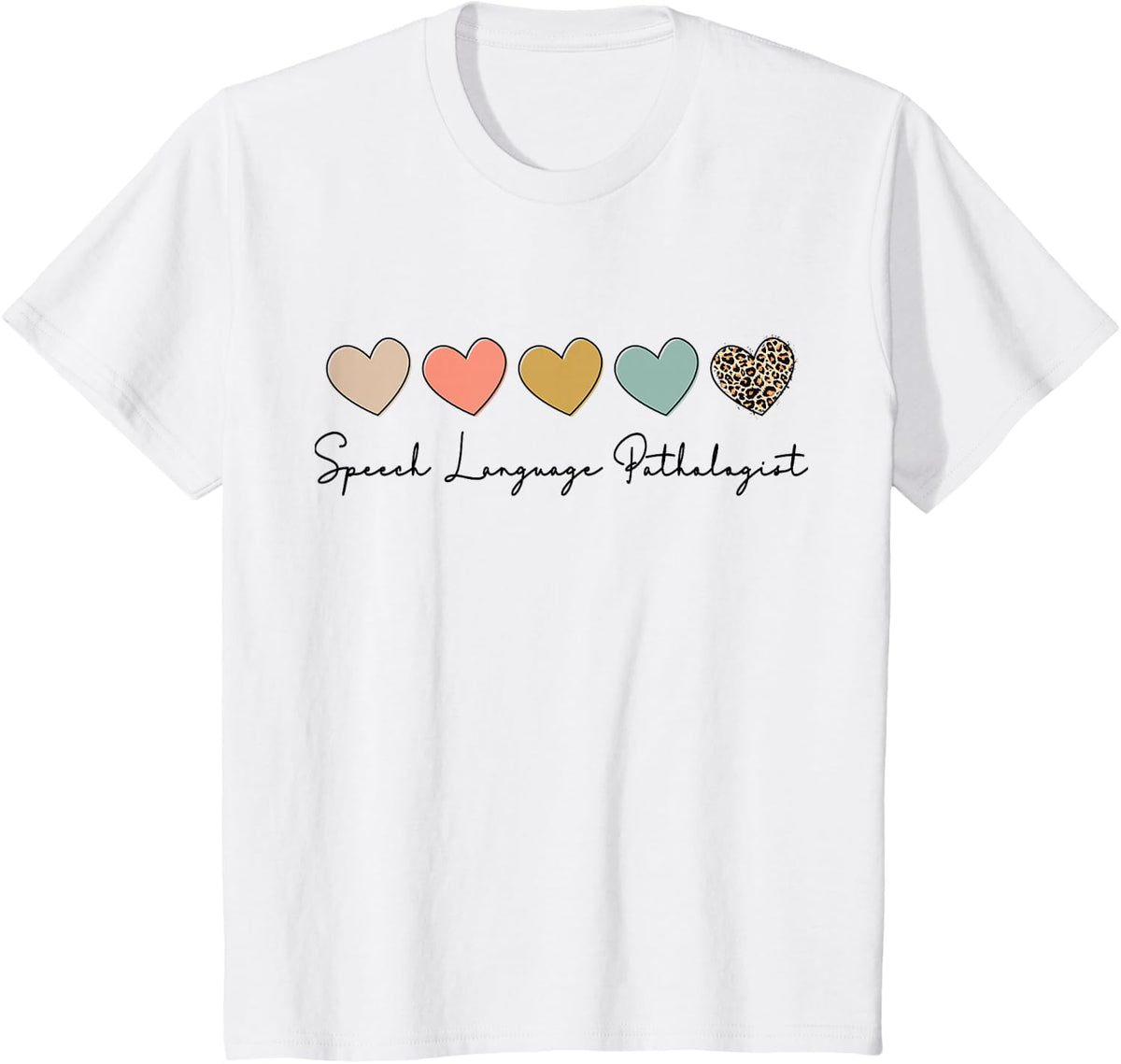 Speech Language Pathologist SLP Speech Therapy Pathology T-Shirt - White