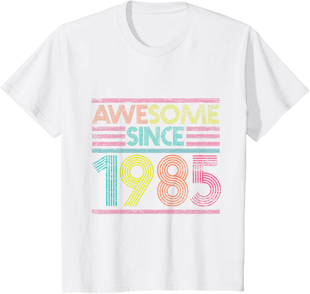 Awesome Since 1985 41st Birthday Gifts 41 Years Old T-Shirt - White