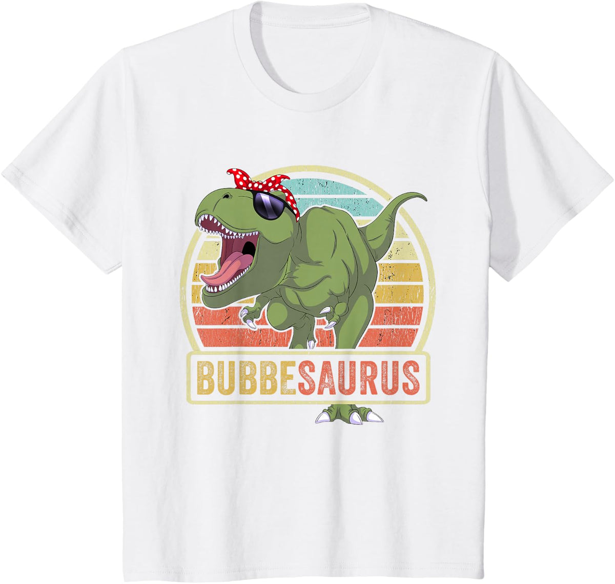 Bubbesaurus Dinosaur Bubbe Saurus Family Matching T-Shirt - White