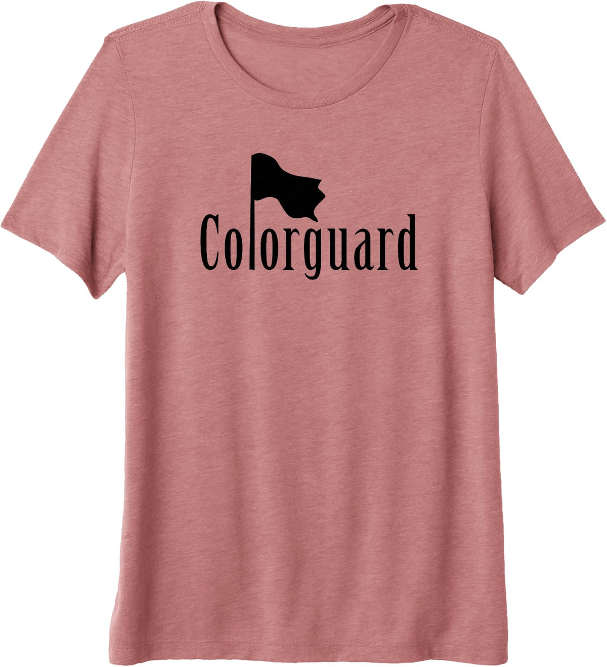 Colorguard Flag Premium Tri-Blend T-Shirt - Mauve