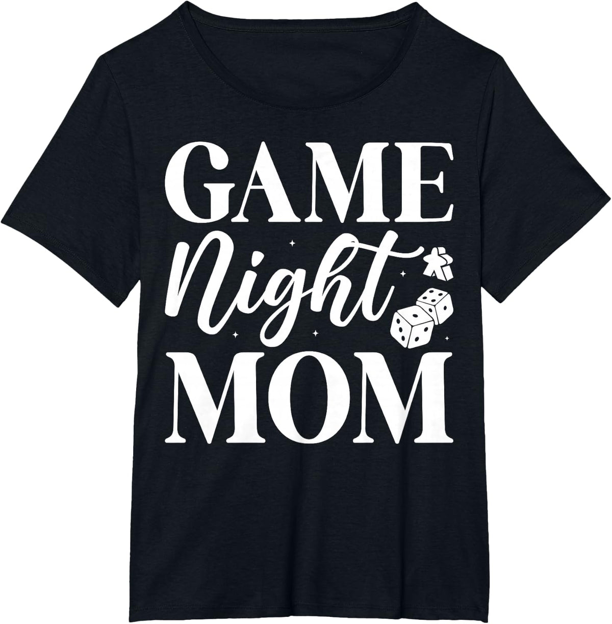 Game Night Mom - Mother’s Day Board Gamer Mom T-Shirt - Black