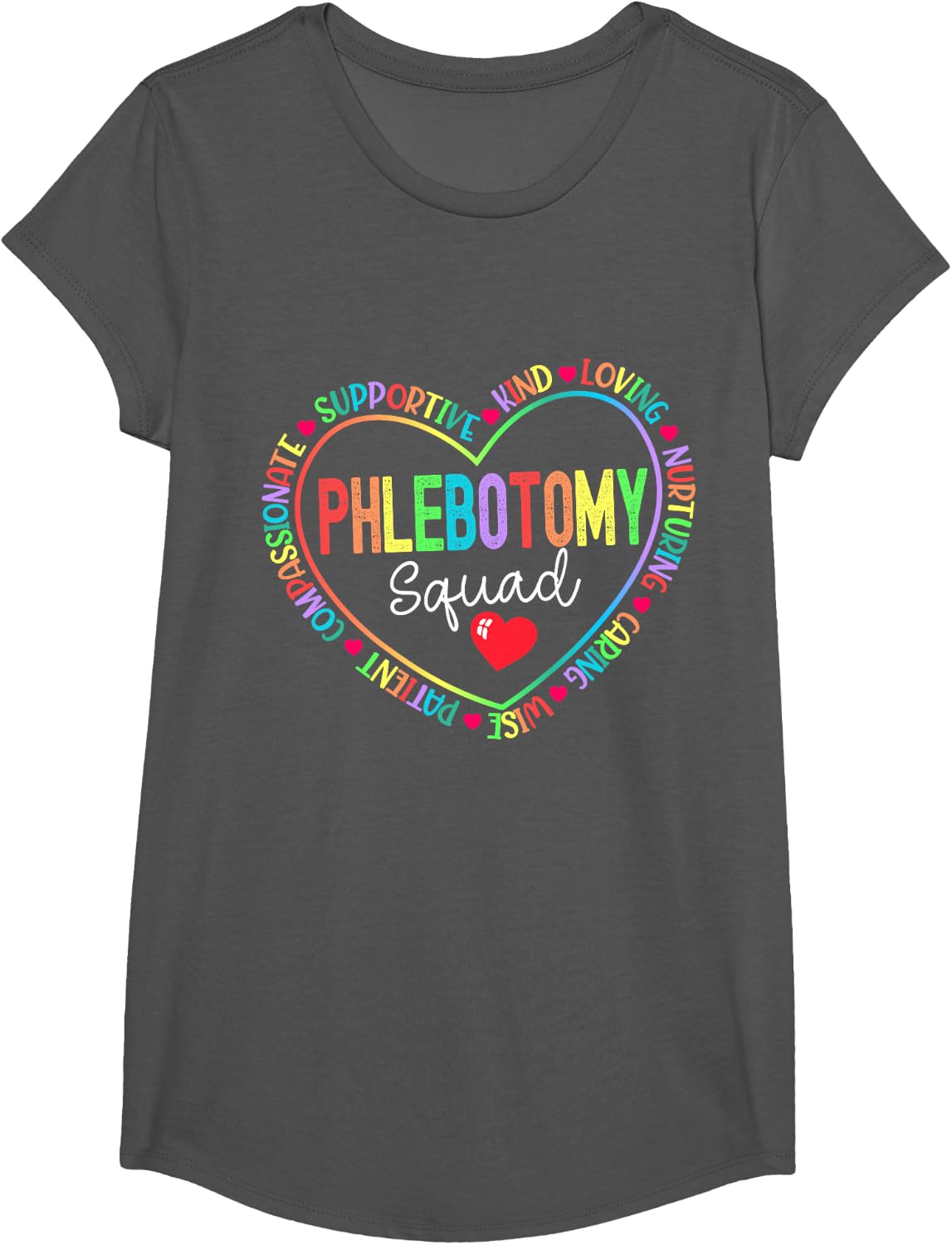 Phlebotomy Squad Phlebotomist Tees T Shirts for Women Men Phlebotomy Technician Tech Medical Professional - Girls Asphalt