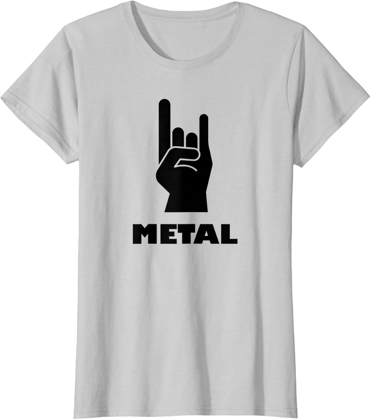 Heavy Metal T-Shirt T-Shirt - Silver Grey