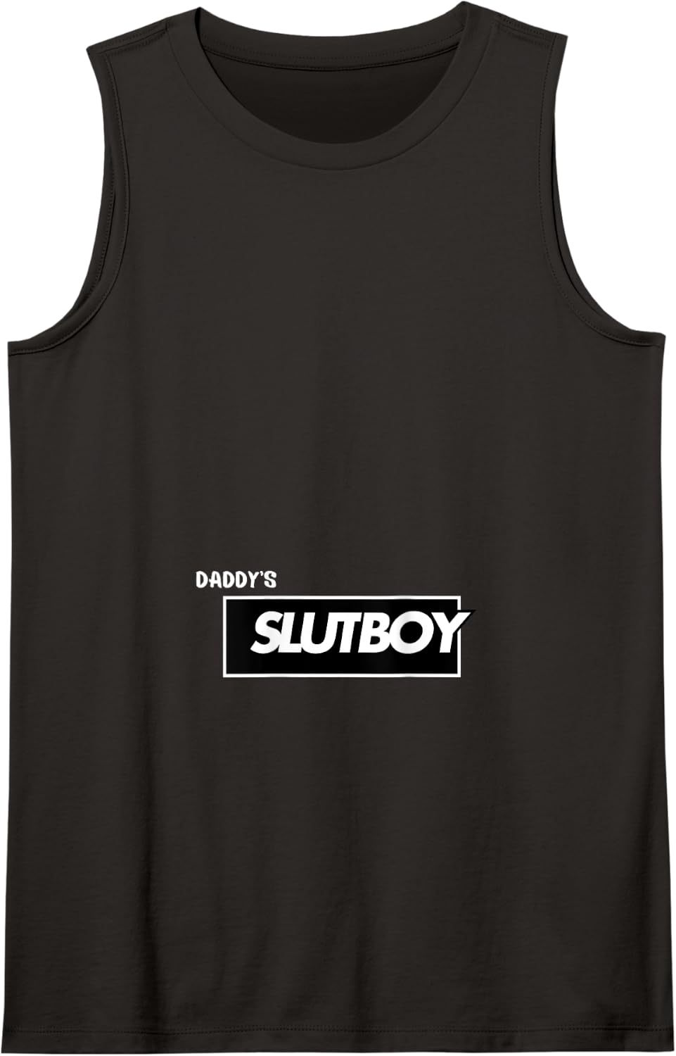 Daddy's Slutboy Tank Top - Black