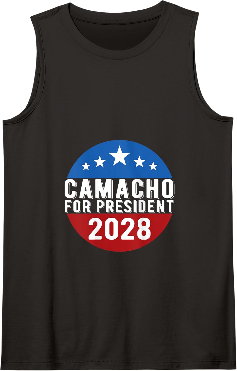 Camacho for President 2028 USA Funny Tank Top - Black