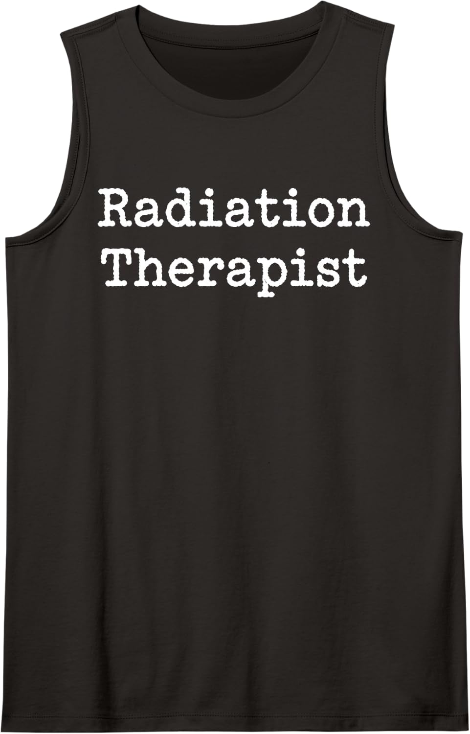Radiation Therapist Oncology Nurse Sleeveless Tank Top - Black