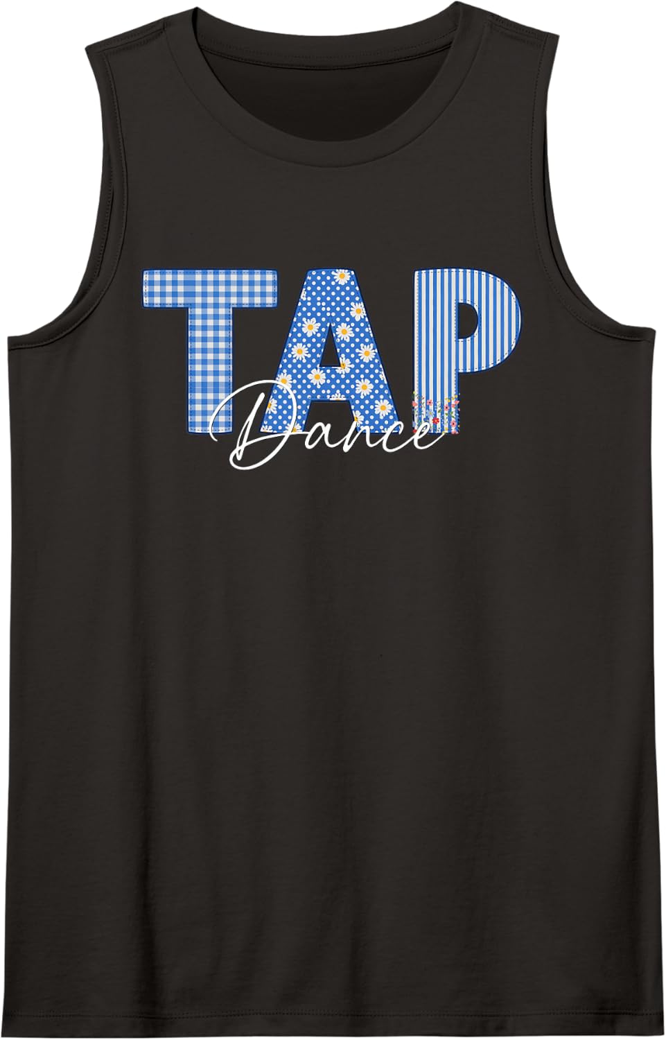 Tap Dancer Tap Dancing Dancer Sleeveless Tank Top - Black