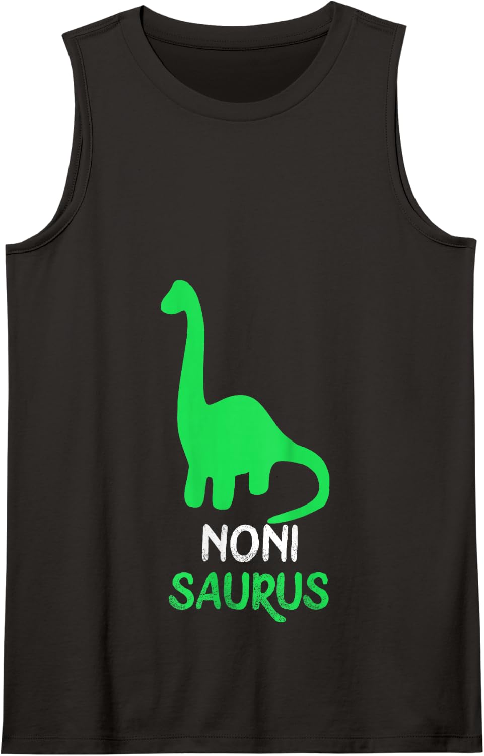 Womens Noni-Saurus Dino Dinosaur NoniSaurus Cool Funny Tank Top - Black