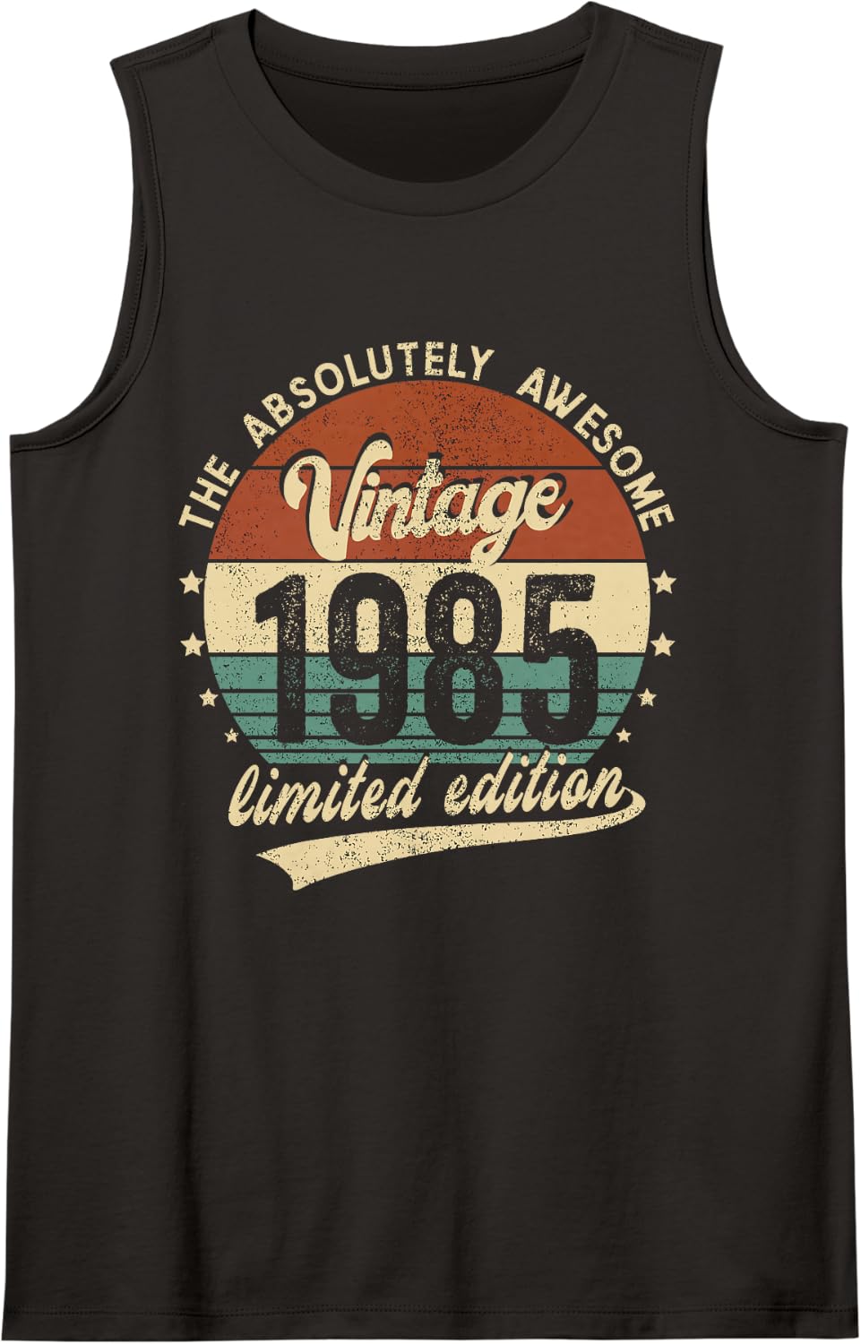 Vintage 1985 Limited Edition 40 Year Old 40th Birthday Sleeveless Tank Top - Black