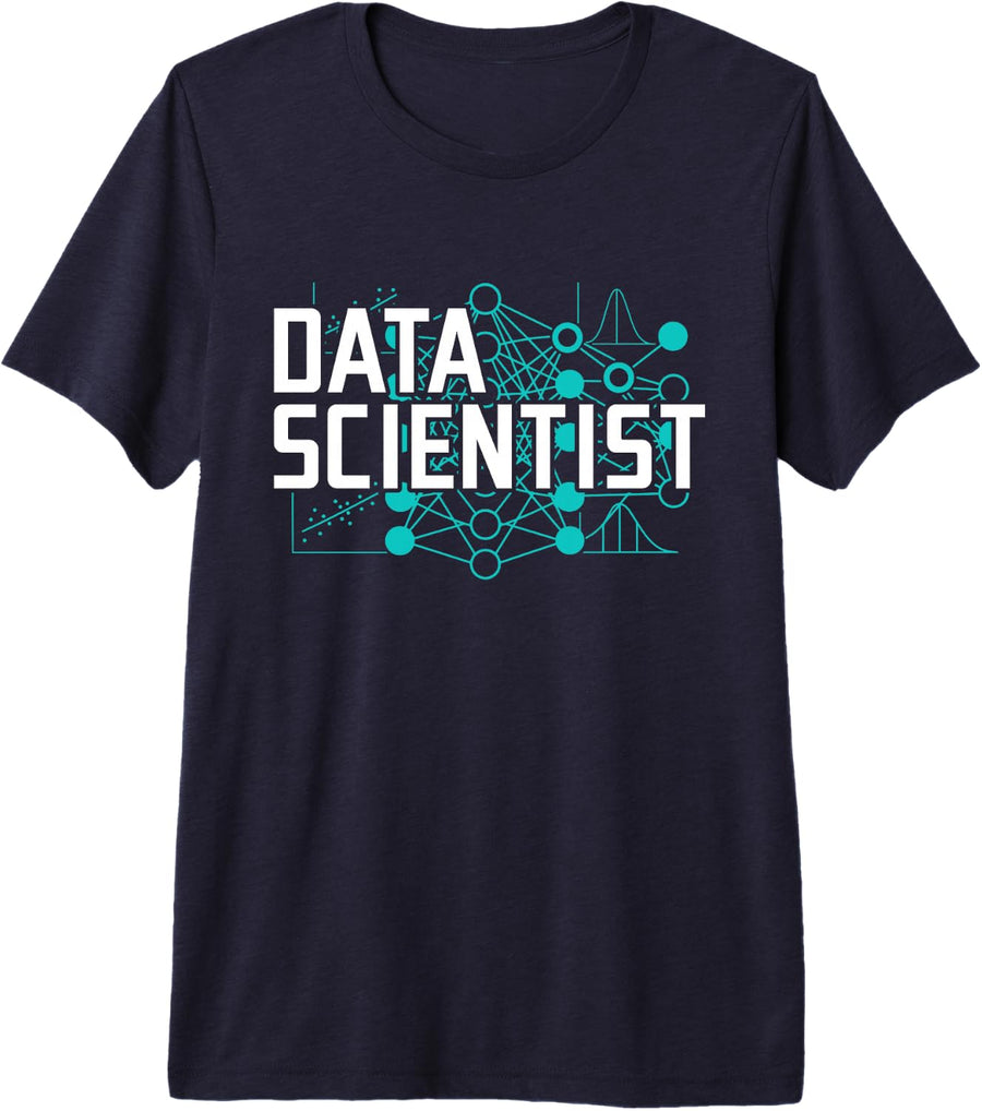 Data Scientist Statistician Analyst Premium Tri-Blend T-Shirt - Navy Blue