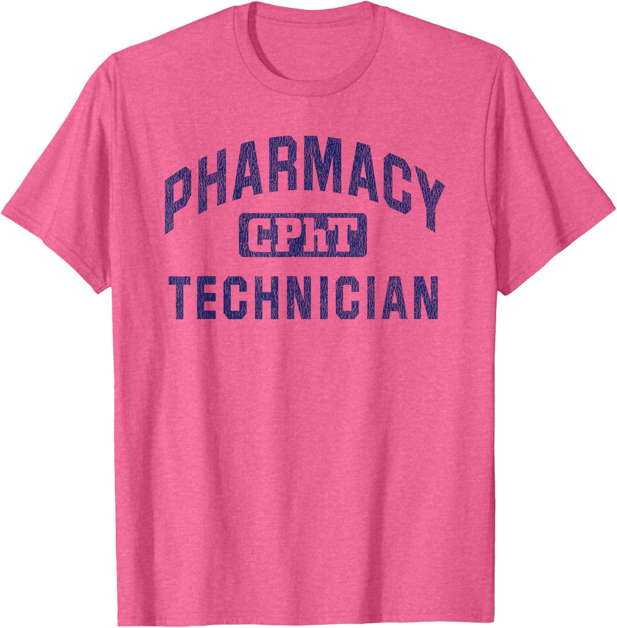 CPhT Certified Pharmacy Technician T-Shirt - Pink Heather