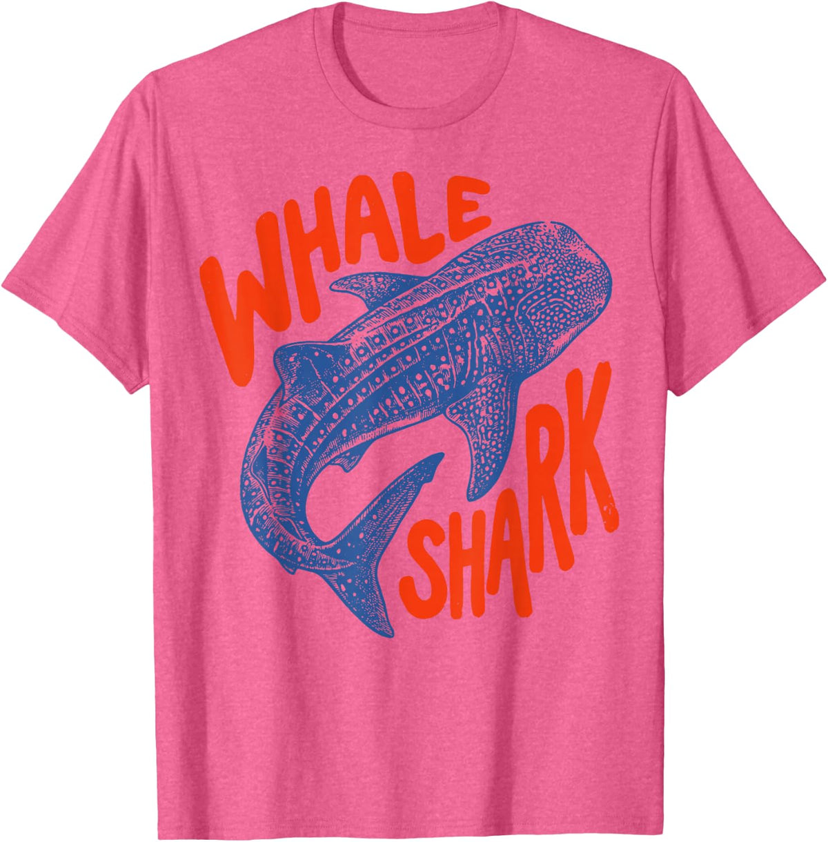 Whale Shark Marine Biology T-Shirt - Pink Heather