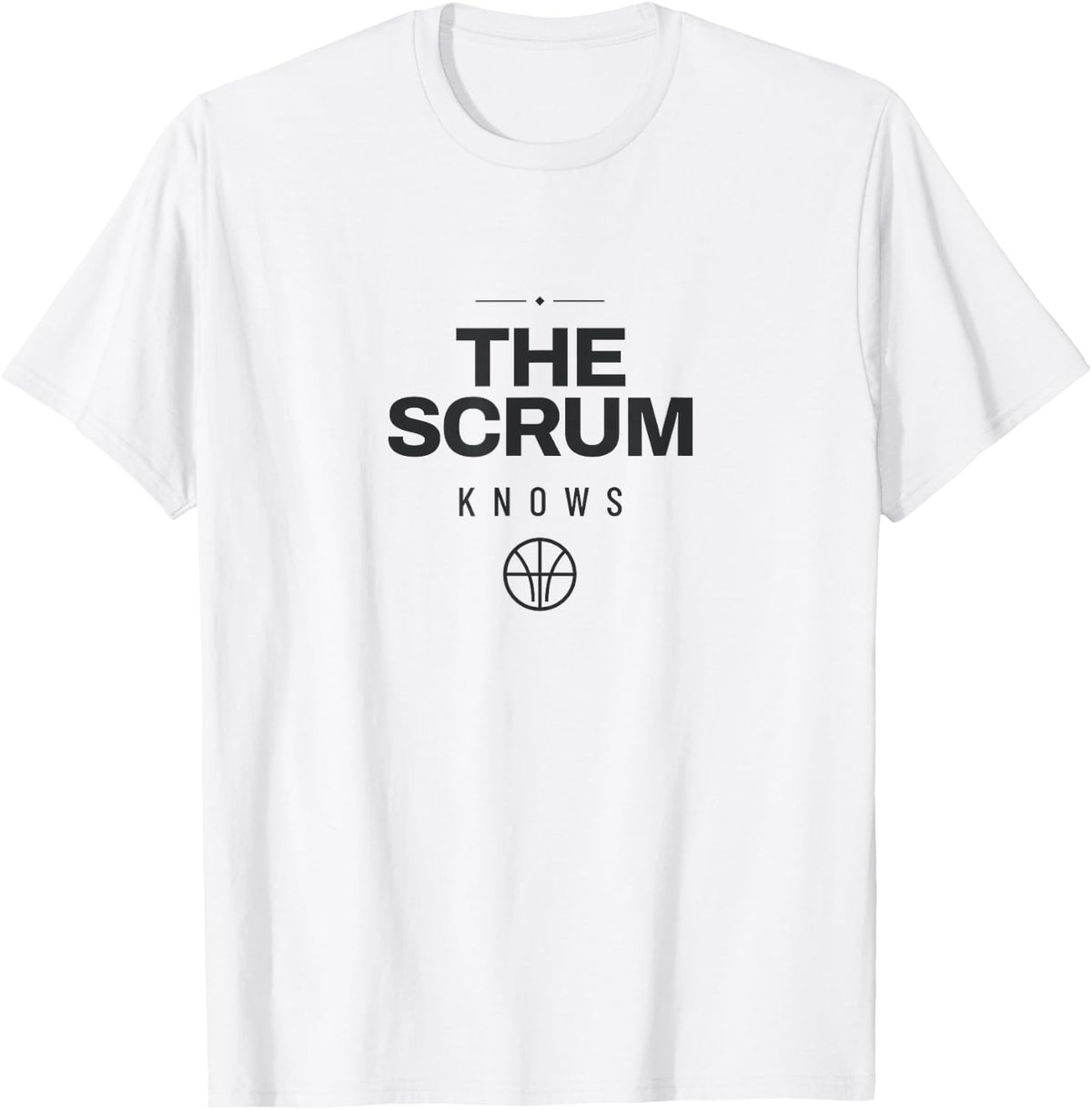 Rugby - The Scrum Knows - Funny Rugby Player T-Shirt - White