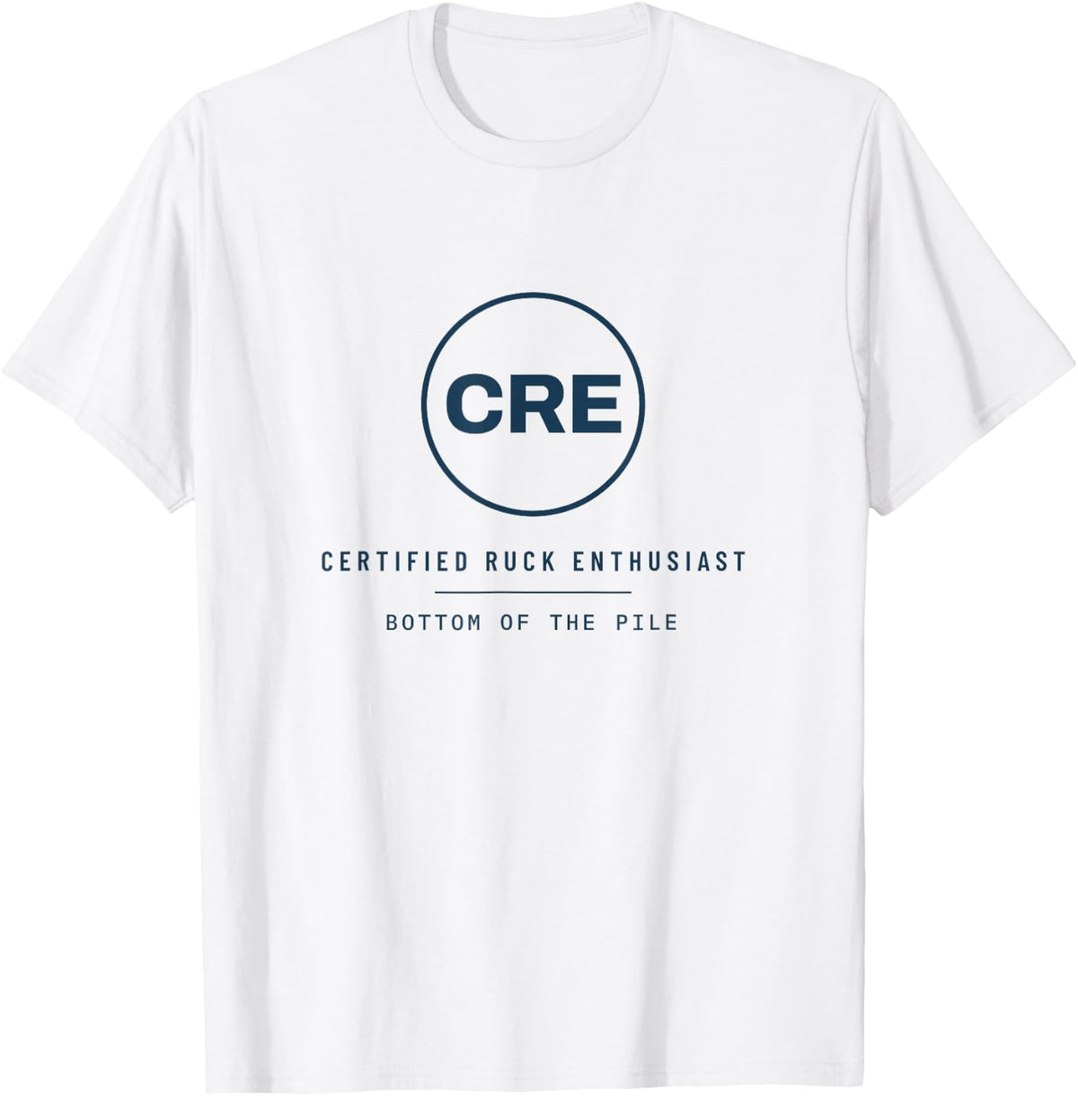 Rugby - Certified Ruck Enthusiast - Funny Rugby Player T-Shirt - White