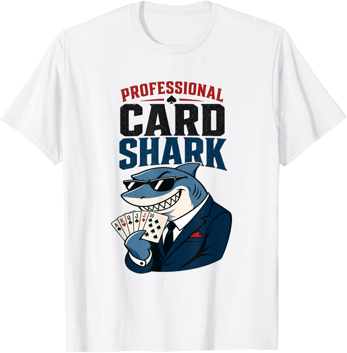 Poker Cards Night Card Games T-Shirt - White