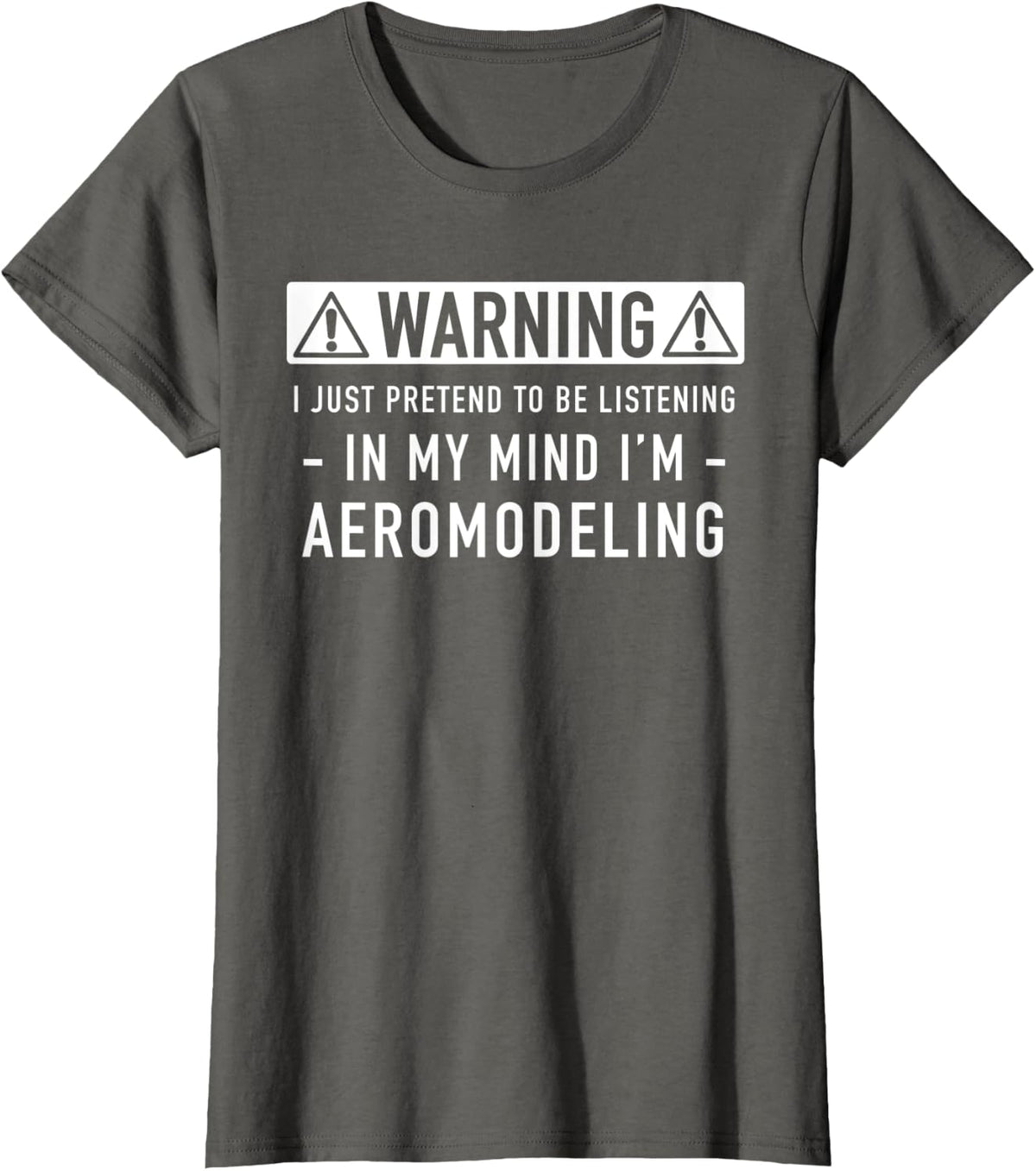 Aeromodeling gift T-Shirt - Asphalt Grey