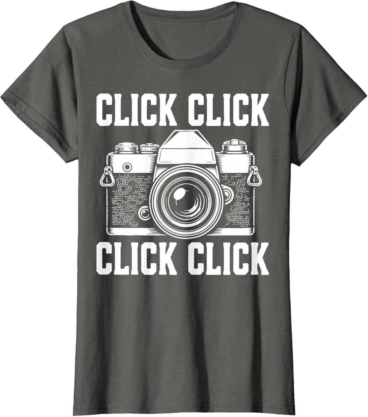 Photography SLR Camera Photographer T-Shirt - Asphalt Grey