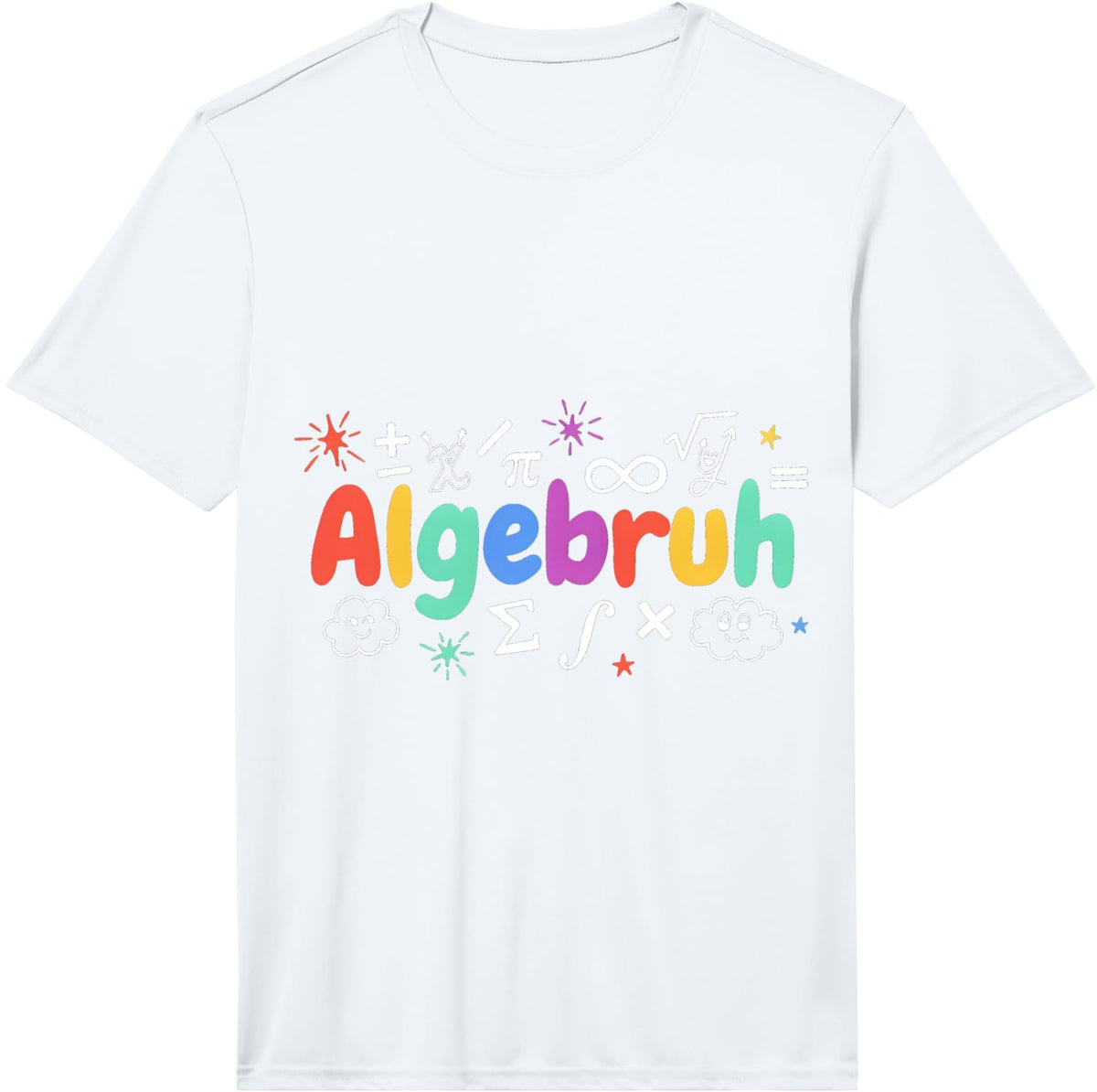 Algebruh Algebra Math Puns Student Teacher - Performance T-Shirt - White