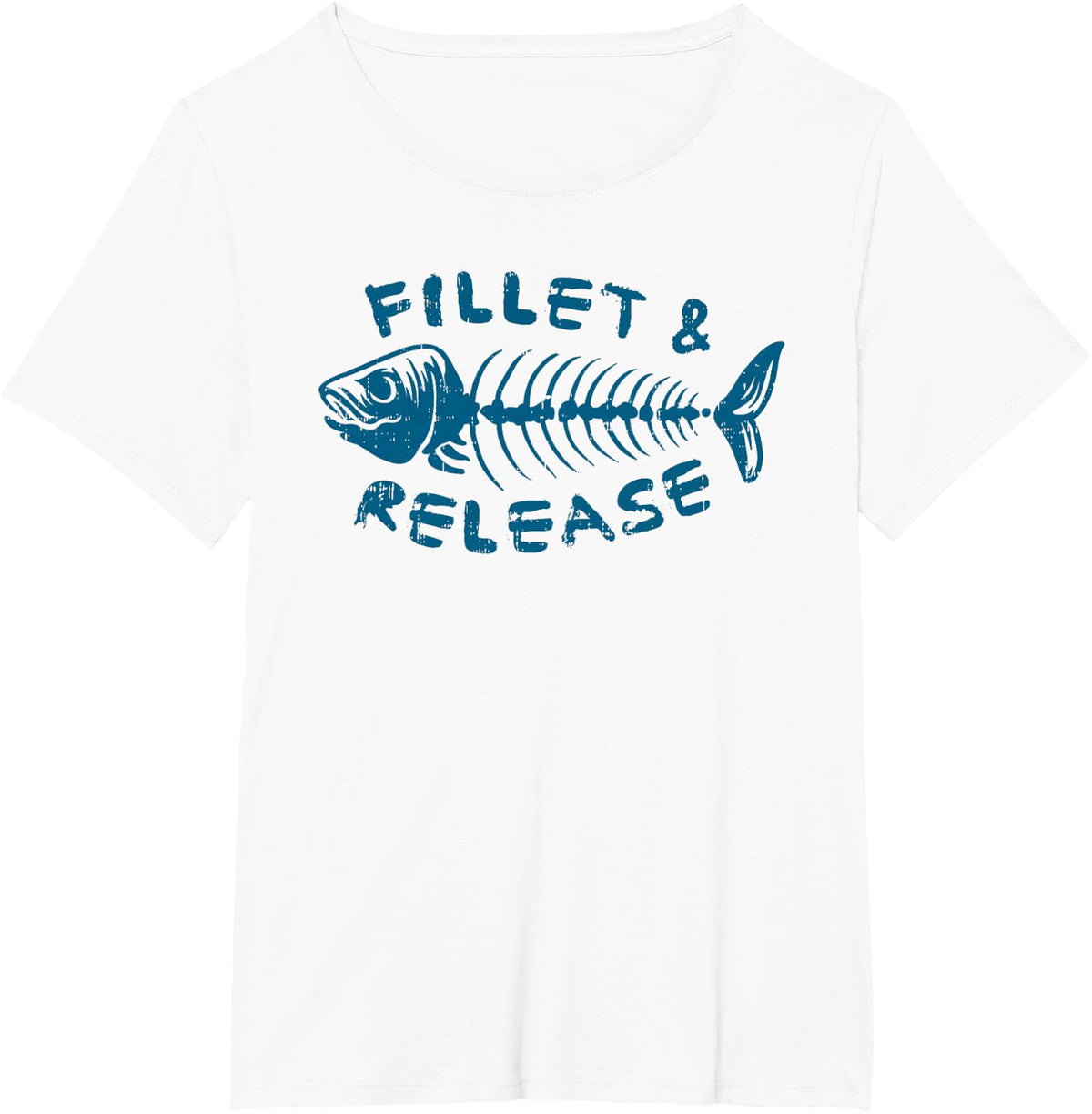 Fillet and Release for statement of sport T-Shirt - White