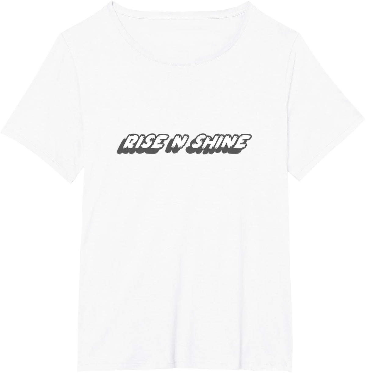 Rise N Shine | 80's and 90's Rap Song Music T-Shirt - White