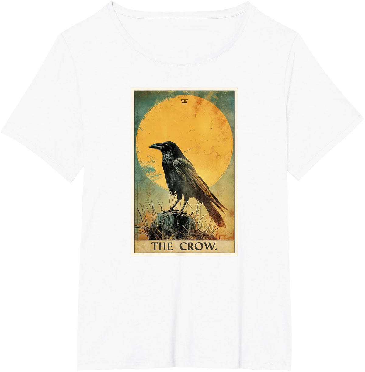 Crow Tarot Card Crows Crow T-Shirt - White