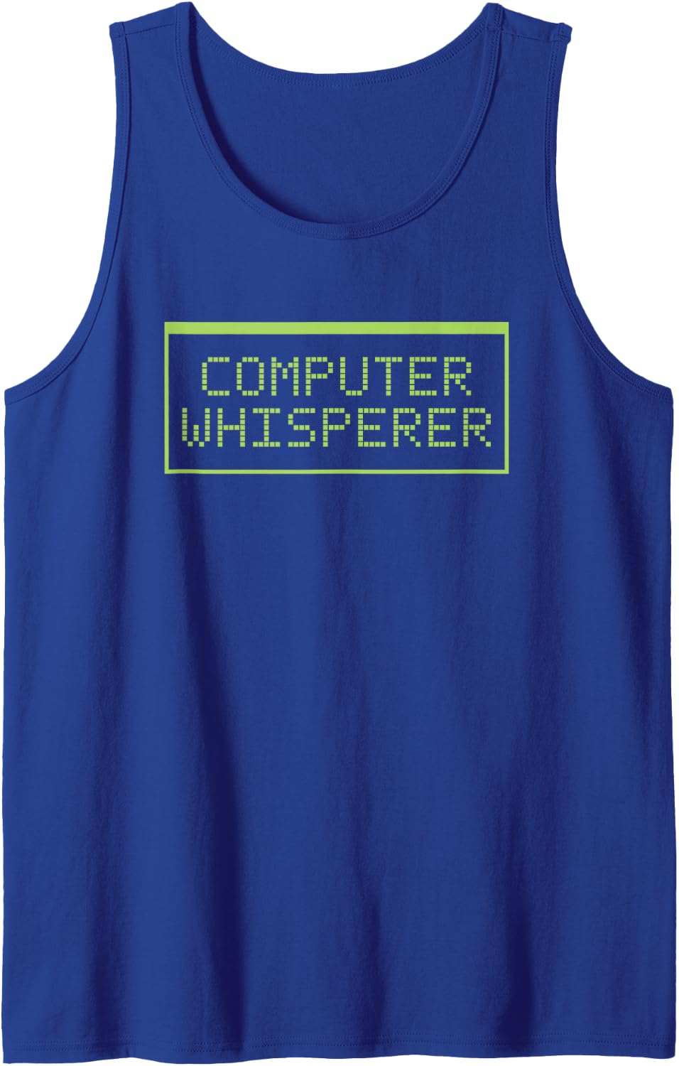 Computer Whisperer Tech Support IT Coder Sleeveless Tank Top - Royal Blue