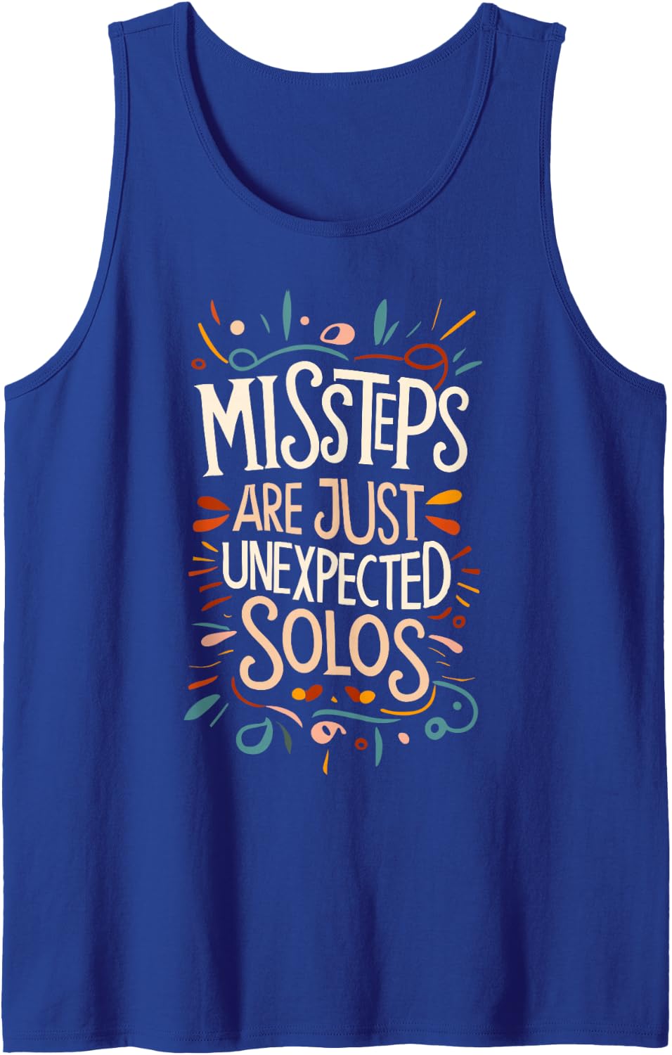 Line Dancing Apparel Line Dancer Gifts Black Western Dance Tank Top - Royal Blue